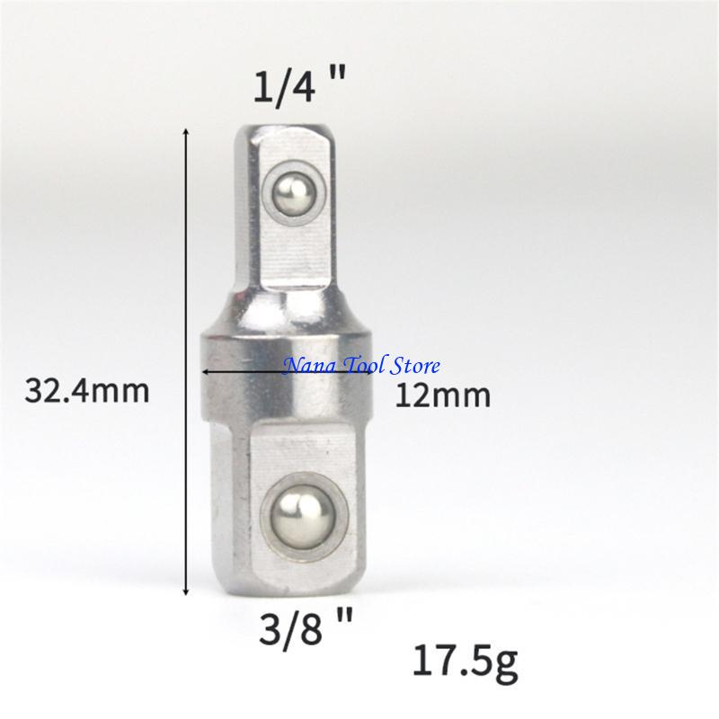 

31GJ Wrench Socket Adapter 1/4 to 3/8 or Inch Double Head Square Drive Converter Set for Construction and Maintenance China Mainland