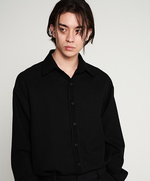 Tener Lace Coloring Over Shirt Black F