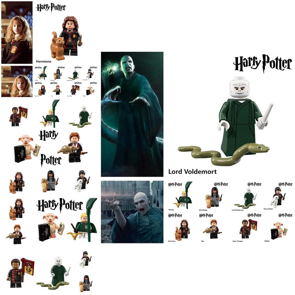 Harry Potter Lord Voldemort Dobby Building Blocks Toy For Kids Abs Plastic Small Particles 4.5cm Height