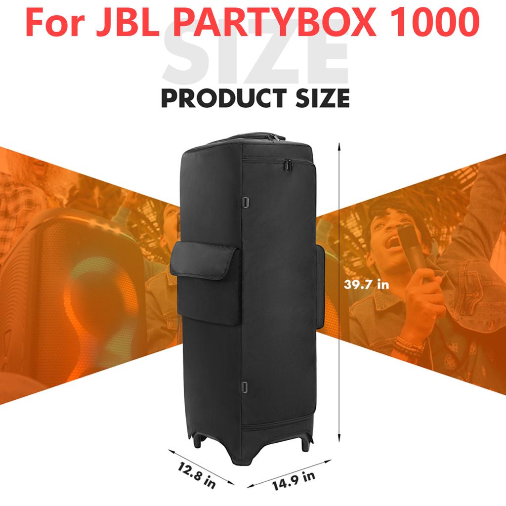 Portable Speaker Dust Case with Mic Pocket for JBL PARTYBOX 520/710/310/320/110/120 Speaker Storage Bag Party Speaker Carry Case