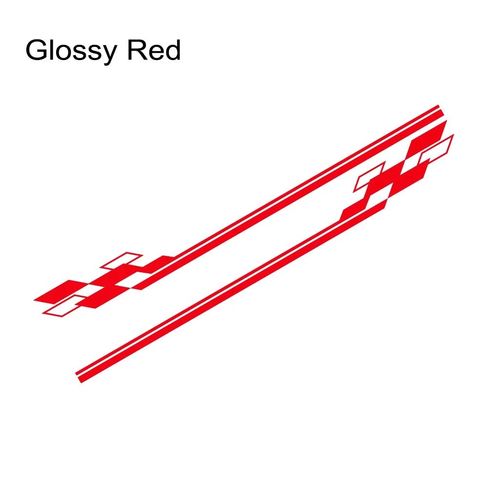 Car Door Side Skirt Vinyl Stickers For Ford Fiesta MK6 MK7 Mk8 6 7 ST Auto Line Graphic Decoration Decal Tuning Accessories