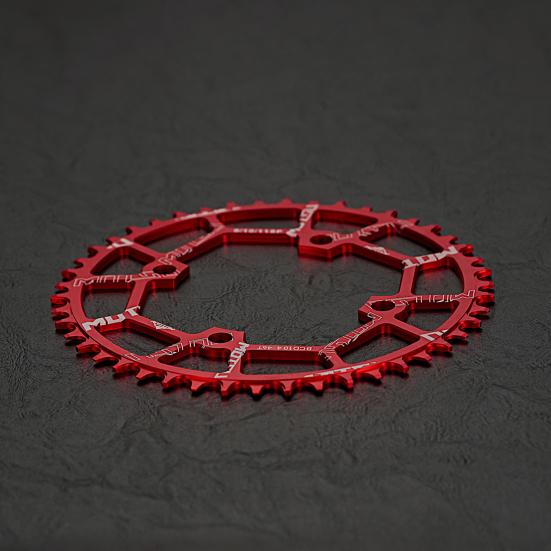 40T/42T/44T/46T/48T/50T/52T Metal Chainring Anodizing High Strength 104BCD Positive Negative Tooth Bicycle Chainwheel Bicycle