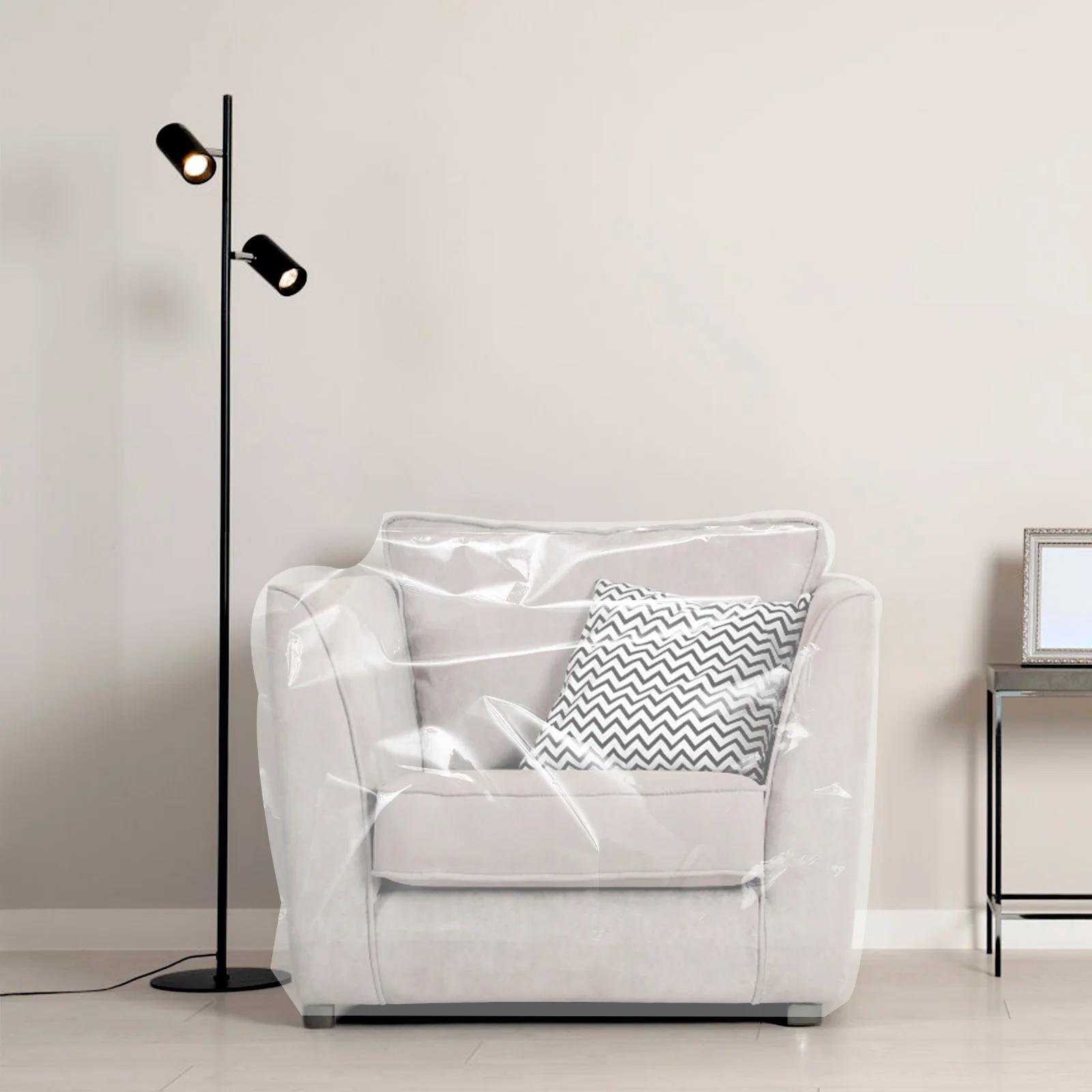 

Чехол на диван для домашних животных Пластиковый Водонепроницаемый Пылезащитный чехол ПЭ Прозрачные Чехлы для мебели Чехлы на диван для защиты от царапин кошек и собак Transparent