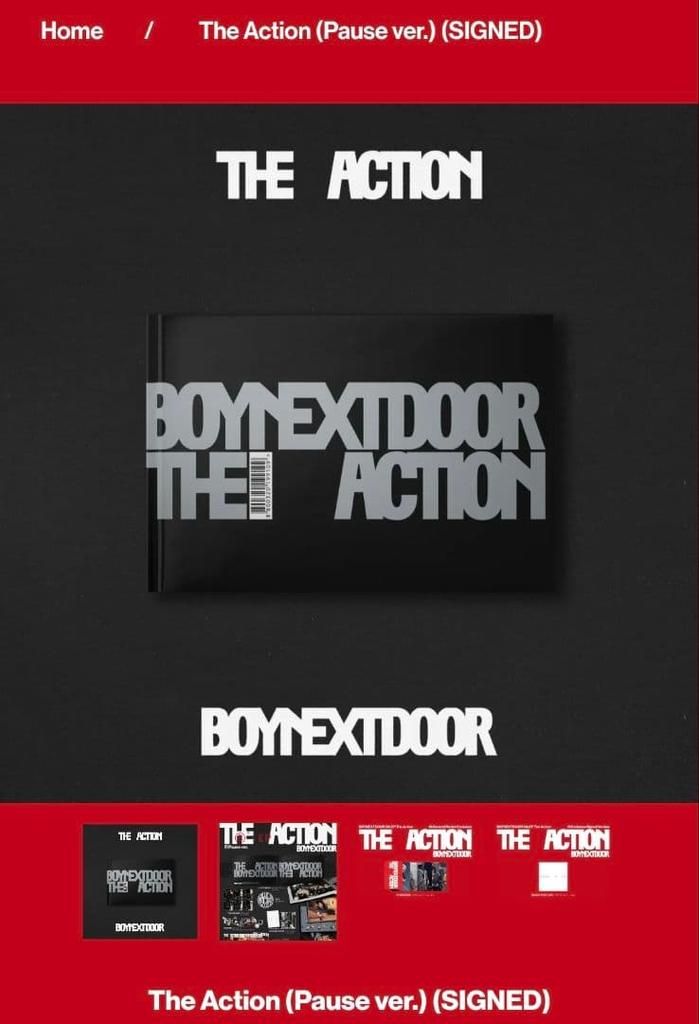 [USED] Unak Autographed US Limited Edition THE ACTION