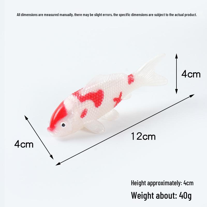 

ПВХ Брелок Рыбка Кои: Украшение для аквариума в виде модели золотой рыбки