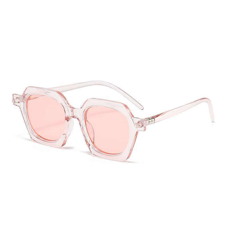 Pc Frame Polygon Vintage Sunglasses Women Men Square Sun Glasses Retro Eye Glasses Goggle for Male Female Rectangle Sunglasses