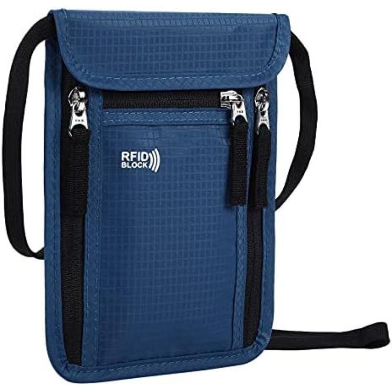 Travel Pouch Neck Wallet Family Passport Holder Organizer Case with RFID Blocking Passport Wallet Travel Wallet Travel Accessori