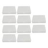 10 Sets Bobbins 36 Compartments Light Weight Clear Transparent Plastic Bobbins with Case for Sewing Machine