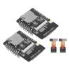 2Pcs ESP32 CAM Development Module WiFi Bluetooth 2 In 1 Camera Board Electronic Component