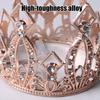 Sparkling Pet Crown Adjustable Cat Crown with Drawstring Rhinestone Tiara Crown for Cats And Small Dogs Cosplay Party Photo Prop