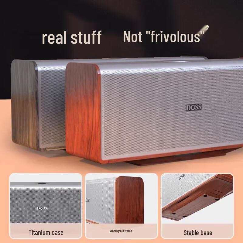 Deshi WB-565 Portable HIFI Bluetooth Speaker with Panoramic Sound CN Plug (adapter Included) (CN Version)