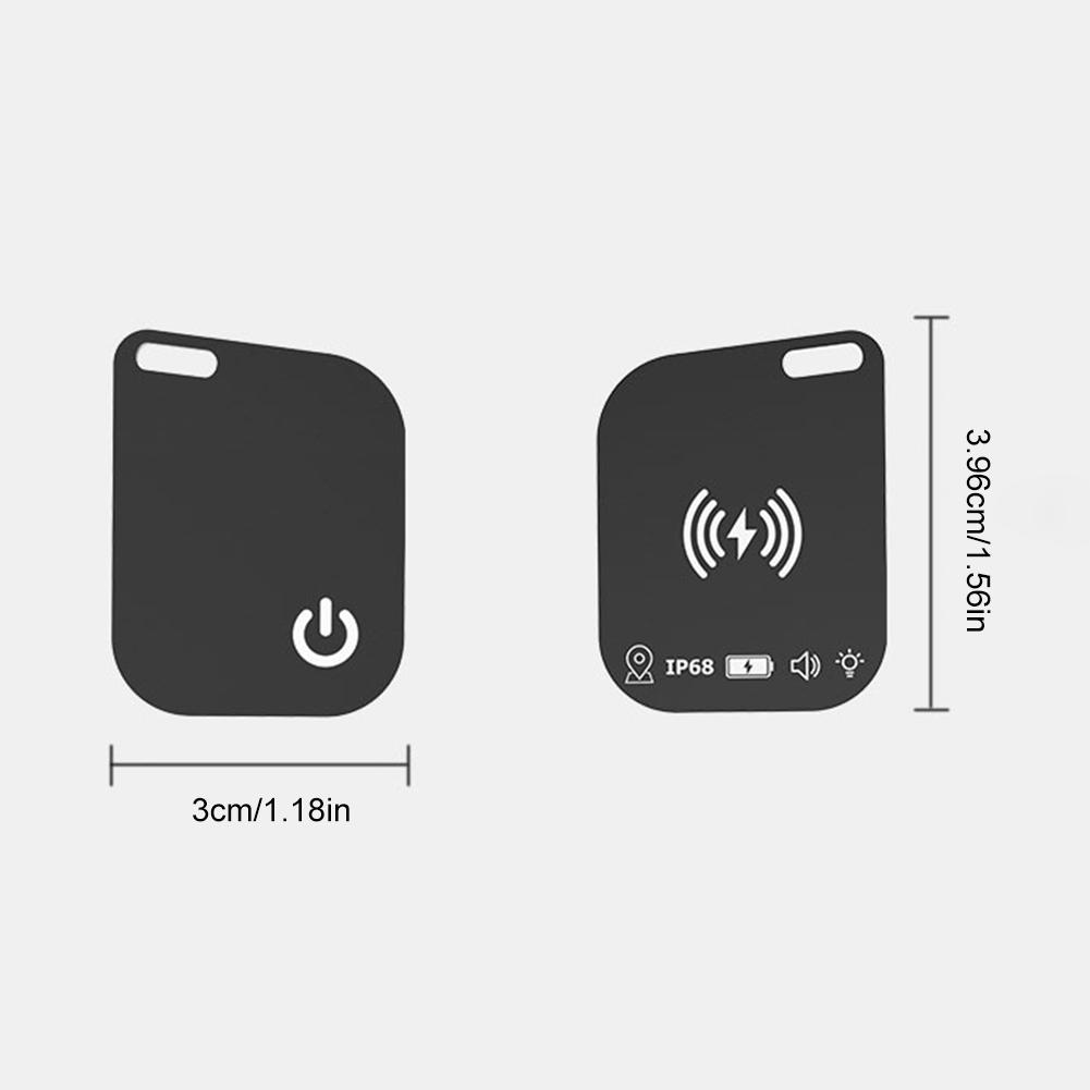 1-5PCS Wallet Tracker Card GPS Locator Smart Tag Keys Bag Finder Tracker Card Wallet GPS Locator Works for Apple Find My App