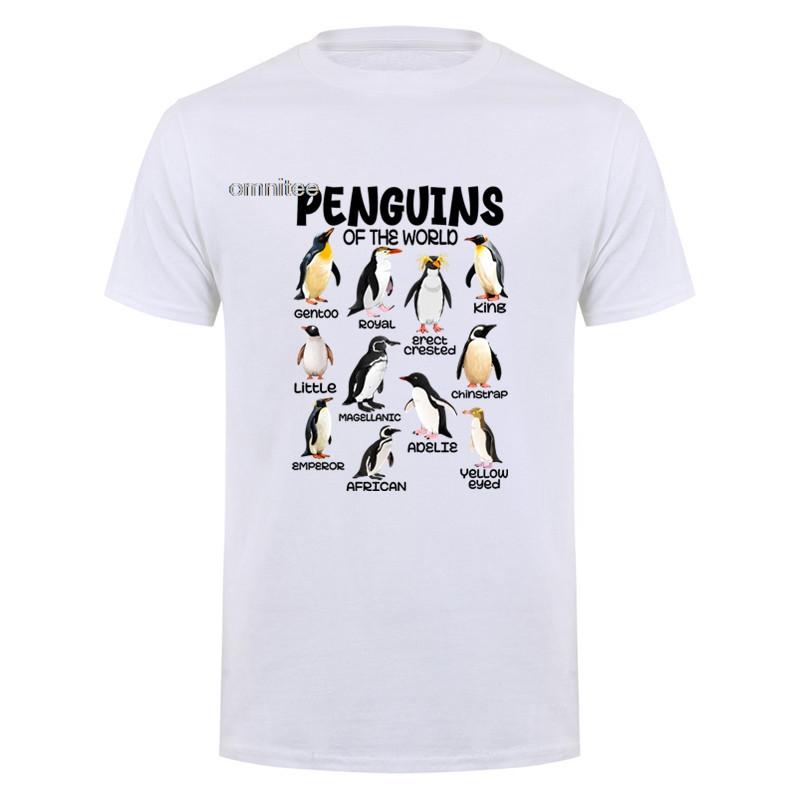 Pinguin Pinguine Tiere der Welt Pinguin-Liebhaber T-Shirt Sommer Lustiges Unisex-T-Shirt Unisex-Kleidung HJ020