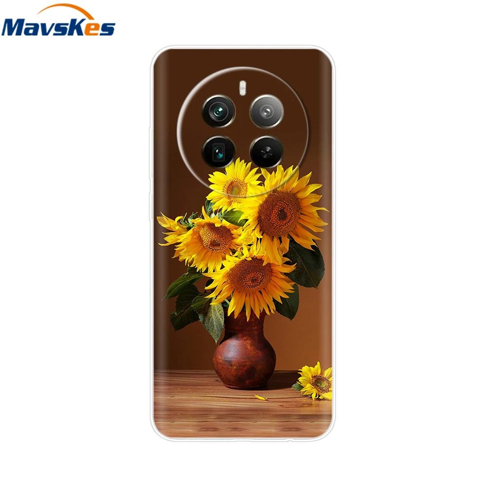 For Realme 12 Pro+ Case Love Heart Soft Silicone Cover for Oppo Realme 12 Plus 5G Fundas for Realme 12 Pro Plus Realme12 Bumper