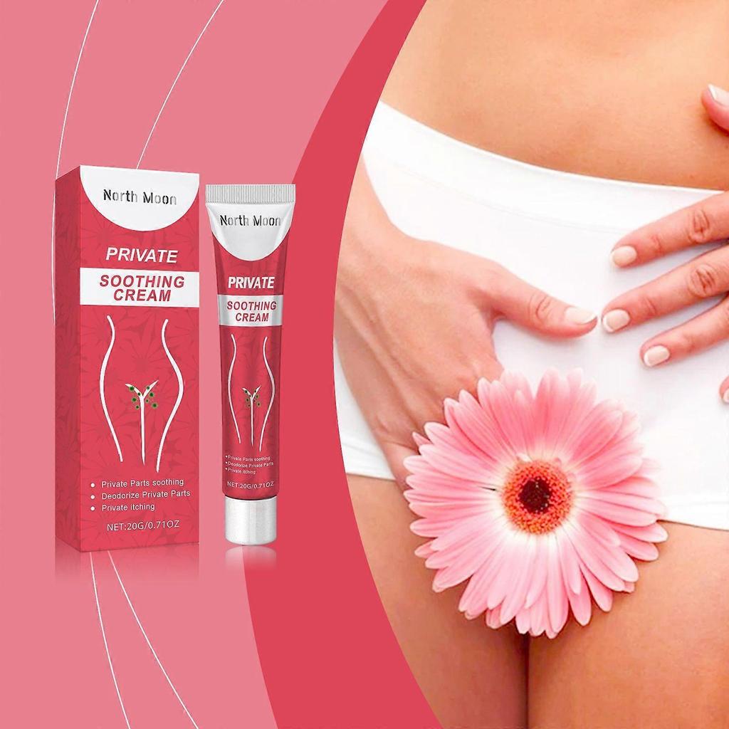 North Moon Women's Care Cream Gentle Moisturizing Body Skin Daily Application Herbal Care Cream