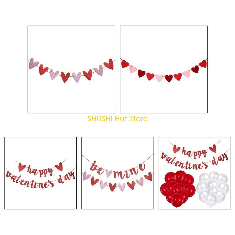 Valentine's Day Anniversary Romantic Decorations Suitable for Wedding Party D57B