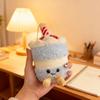 Cartoon Birthday Cake Series Keychain Cute Soothing Decoration Companion Plush Doll Soothing Toy Christmas Holiday Gift
