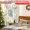 2D Flat Printing,2pcs Golden Blossom Popular Creative Curtains 100% Polyester Curtains Versatile All Use for Translucent digital