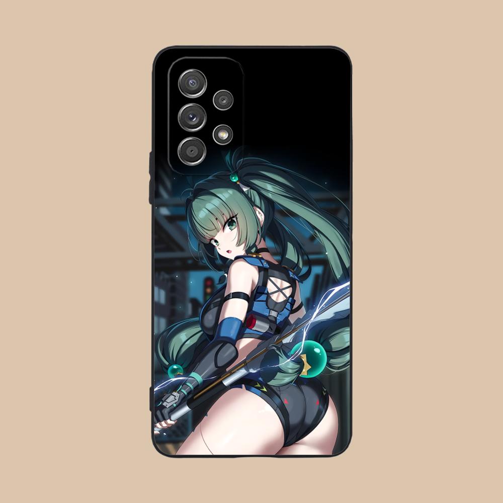 Zenless Zone Zero QingYi Phone Case for Samsung Galaxy M55 54 42 35 34 33 32 23 22 15 14 13 12 F55 5G Colorful Cover Cellphones