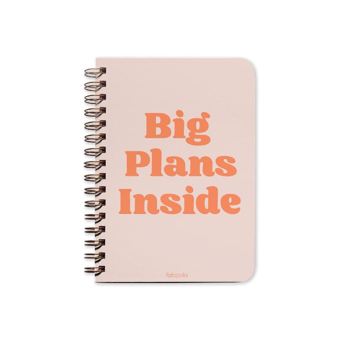 

Большие планы внутри блокнота Indefinite Planner 1pcs розовый