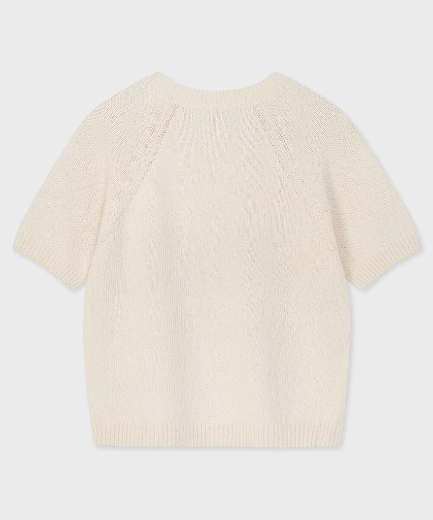 FALLETT Story Logo Raglan Knit Cream