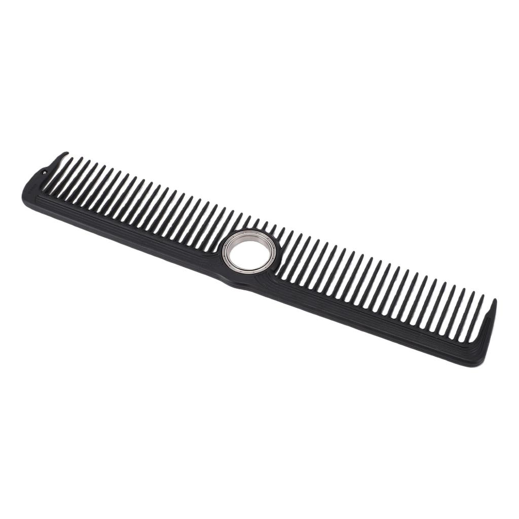 Drehbarer Schneidekamm Professionelles Friseurwerkzeug Flexibler Friseurkamm für Alle Haartypen Männer Frauen Schwarz