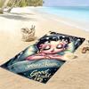 Custom NameBetty Boop, Night, Dream Beach Towel Soft Microfiber Summer Towel Quick Dry Absorbent Towel for Beach Swimming Pool Travel
