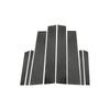 Real Carbon Fiber B Pillar Trim Sticker Panels For BMW X6 2009-2014 Car Exterior Styling Accessories Kit Sets Replacement Panels