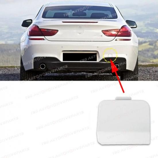 Rear Bumper Tow Hook Eye Cover for BMW 6 Series M6 F06 Gran Coupe 2013- 2016