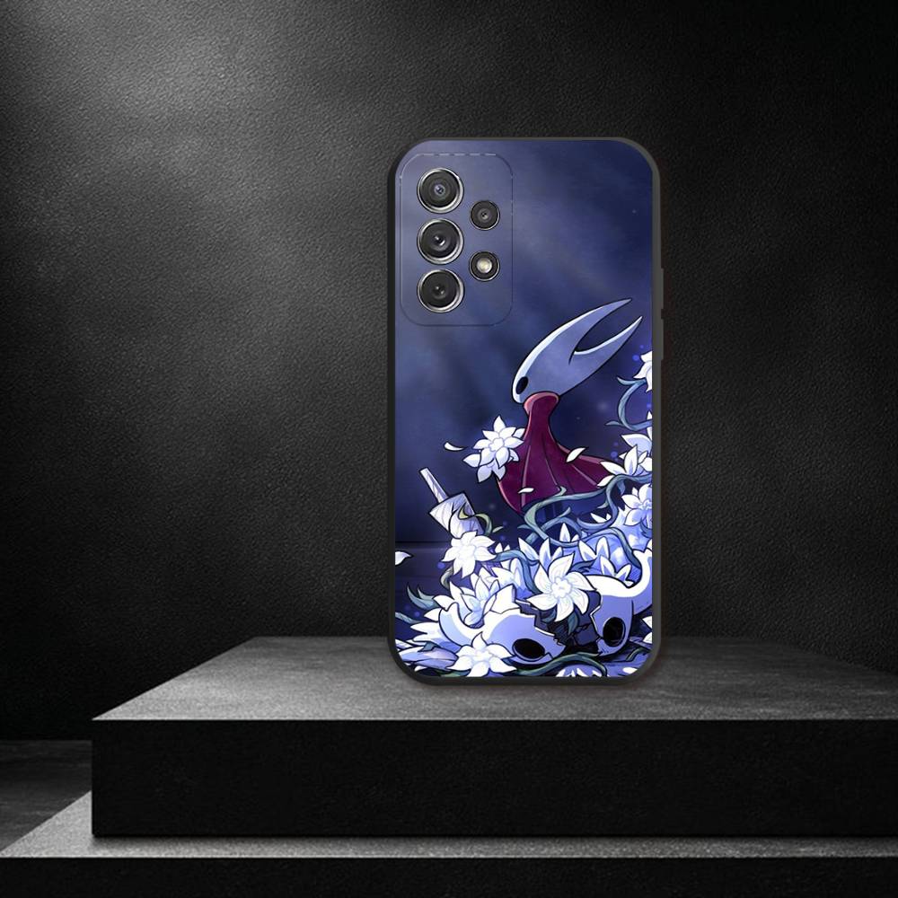 Cool H-Hollow Knight New Phone Case For Samsung S 26,25,24,23,22,30,21,10,9,Ultra,Plus,Lite,FE,4,5G Black Soft Case