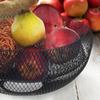Black Metal Fruit Basket 30cm RADKA