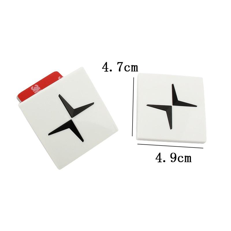3D ABS Car Front Grille Badge Car Side Fender Rear Trunk Emblem Logo Styling Stickers