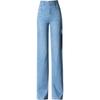 Women's Summer Tencel Cropped Jeans: 2025 Slimming, Loose Fit, Elastic Waist, Straight Leg Pants
