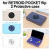 TPU Transparent Protective Case For Retroid Pocket Flip 2 Handheld Game Console Protection Shell Cooling Anti-drop Case