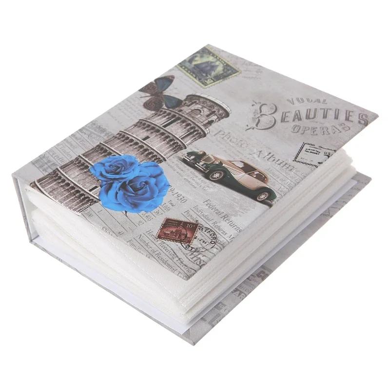 Album Fotografico, Custodia per Libro Fotografico, Foto Interstiziali, Regalo Ricordo per Bambini, 100 Tasche