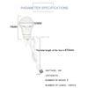 1/2/5pcs  Lantern Portable Camping Lamp Mini Bulb 5V LED USB Power Book Light LED Reading Student Study Table Lamp Super Birght