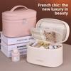 Pu Material Travel Cosmetic Bag With Waterproof Design For Daily Use And Storage