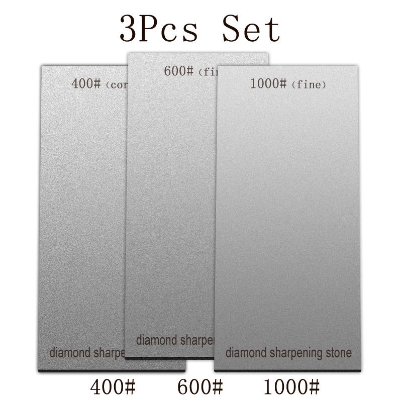 2/3/5Pcs Set Diamond Sharpening Stone Grit 50~3000# Kitchen Whetstone Have Base Ultra-high grinding power Sharpeners Polishing