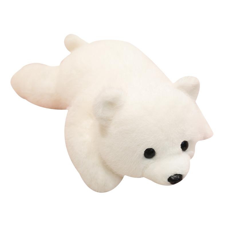 Cute Cute Polar Bear Plush Toy Snow White Bear Doll Sofa Doll Ornament Girl Companion Cloth