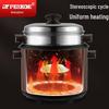 Hemisphere Old-Fashioned Mechanical Rice Cooker with Non-Stick Aluminum Inner Pot