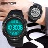 Fashion SANDA Brand Military Outdoor Sports Man Watches 50M Waterproof LED Digital Men's Electronic Wristwatch Relogio Masculino