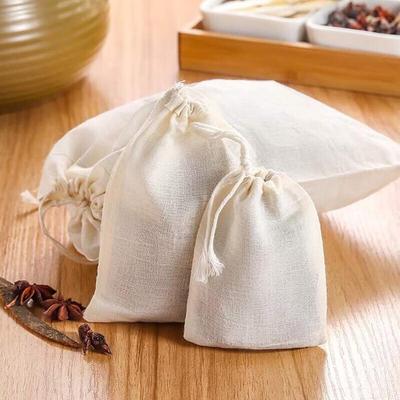 Teteng Reusable Drawstring Cotton Gauze Filter Bags