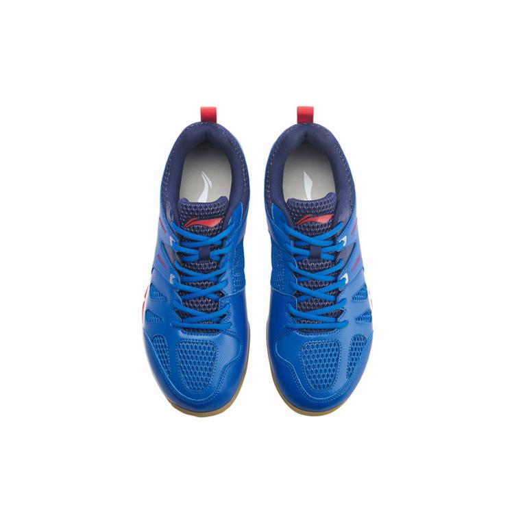 Li Ning Swirl V2 Cushioning Lightweight Slip Resistant Low top Badminton Shoes Unisex Blue AYTP029-1