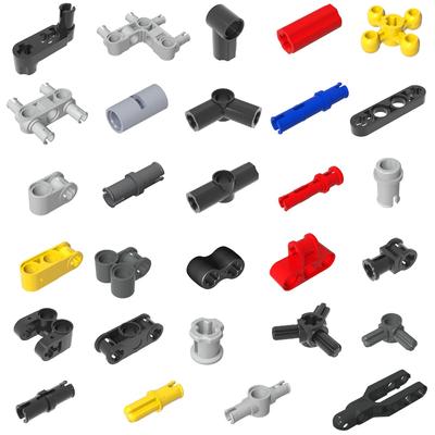 Technické díly kompatibilní s Lego bloky Peg Kloub Peg Kloub Sada Náprava Stavební blok MOC 388 kusů/sada