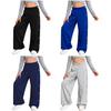 Pantaloni della tuta unisex per bambini con bisogni speciali, abbigliamento adattivo, con bottoni a pressione laterali a strappo