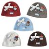 Women's Crochet Knitted Hat Retros Styles Hat Bear Ears Shape Hat Stylish Hat for Winter Fashion