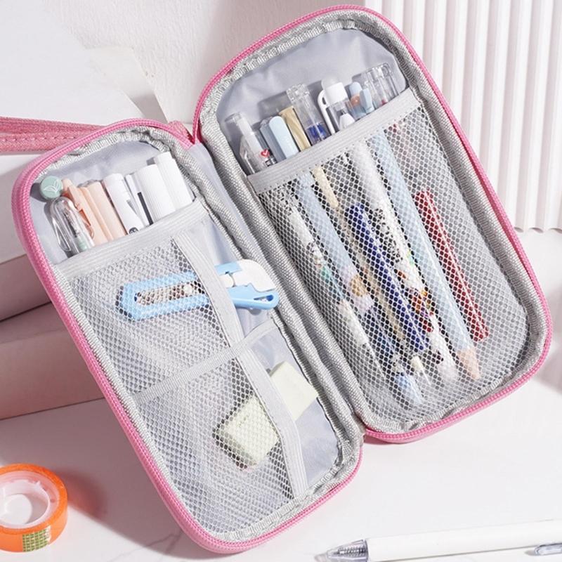 Pencil Bag Big Capacity Pen Case Handheld Pen Bag Pouches Pencil Holder Aesthetic Stationery Bag School Office Supplies