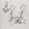 Bowknot/Heart/Star Pendant Pendant Keychain Stylish Keyring for Women Girls Bag Charm Elegant Purse Backpack Accessory