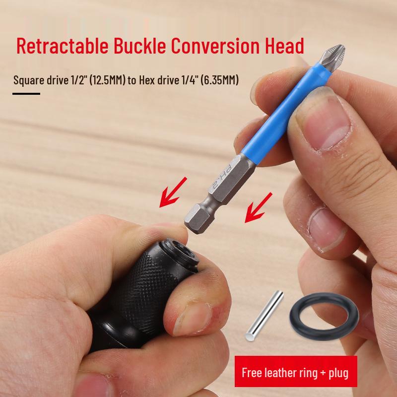 Kit Multifuncțional Adaptor Burghiu Electric și Cheie