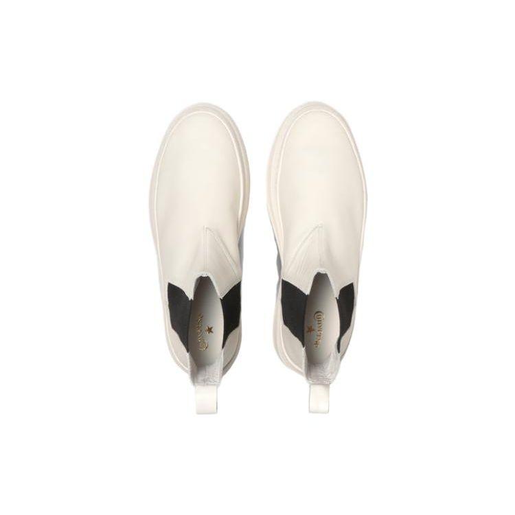 Converse All Star Coupe Breathable Waterproof Comfortable Versatile Short Boots Unisex Boots White 38001590